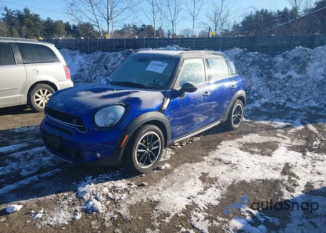 2016 Mini Countryman Cooper S из США, поврежденный, VIN WMWZC5C56GWP49344